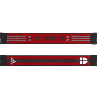 adidas AC Milan Scarf - Black/Red Gray