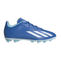 adidas X Crazylight.4 Youth Firm Ground Shoes (Bright Royal / White)
