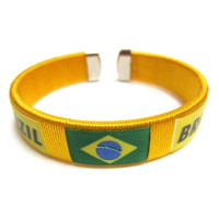 Brazil Flag Bracelet
