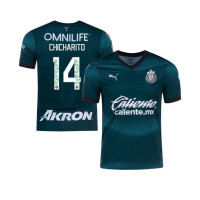 Chicharito #14 Chivas Men's Alternative 3rd Authentic Jersey 2023/24