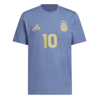 adidas Argentina Home Messi #10 Men's Graphic Tee 26 - Blue