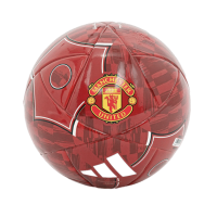 adidas Manchester United FC Home Mini Soccer Ball ,Red/Maroon/Black