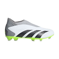 adidas Predator Accuracy .3 Laceless Firm Ground (White/Green) (Copy)