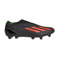 adidas X Speedportal+ Firm Ground Laceless (Black)