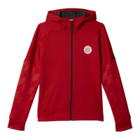 Adidas Youth FC Bayern Full Zip Hoodie Red