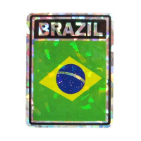 Brazil Country Flag Sticker