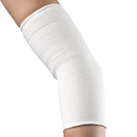 Duke Elastic Elbow Support - White