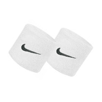 Nike Swoosh Wristbands white-black