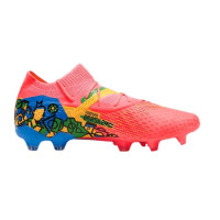 Puma Future 7 Ultimate Neymar JR Cleats FG (Sunset Glow / Bluemazing)