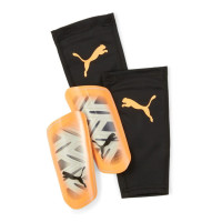 Puma Ultra Flex Sleeve Shin Guards Neon Citrus