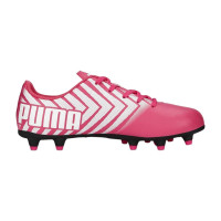 PUMA Tacto II FG/AG Youth Soccer Cleats (Pink/White)