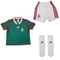 adidas Mexico Home Mini Kit Soccer Set- 2010 World Cup (2XS)