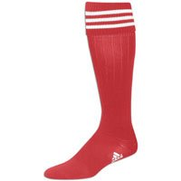 Adidas 3 Stripe Soccer Socks Red Size L