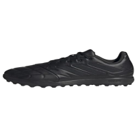 adidas Unisex Copa Pure.3 Turf Soccer Shoe, Black/Black/Black, 10 US Men
