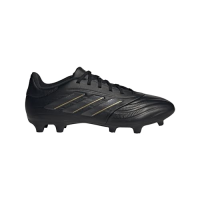 adidas Unisex Copa Pure II League Firm Ground Sneaker, Black/Carbon/Gold Metallic, 8 US Men