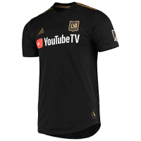 adidas LAFC 2018 Home SS Authentic Jersey- Black/Gold S