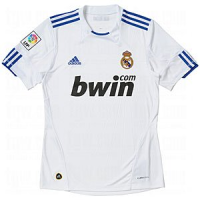 adidas Real Madrid Home Jersey 10/11 (2 X-Large/Adult, WHITE/TRUEBLUE)