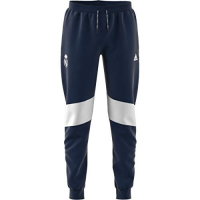 adidas Youth Real Madrid Sweat Pants (Navy/White) (Large)