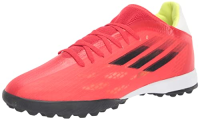 adidas Unisex X Speedflow.3 Turf Soccer Shoe, Red/Black/Solar Red, 13 US Women