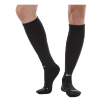 Nike Academy Over-The-Calf Soccer Socks, Black/White, Small