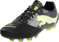 Puma Men's Powercat 1.12 FG-M, Black/Dark Shadow/White/Lime Punch, 9 D US