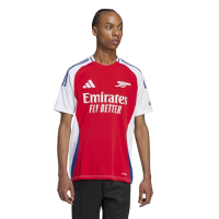 adidas Arsenal Men’s Stadium Home Jersey 2024 (US, Alpha, X-Large, Regular, Regular, Better Scarlet/White)