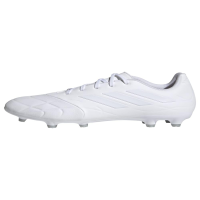 adidas Unisex Copa Pure.3 Firm Ground Soccer Shoe, White/White/White, 9 US Men
