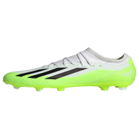 adidas Soccer X Crazyfast.3 Firm Ground (Little Kid/Big Kid) Footwear White/Core Black/Lucid Lemon 1.5 Little Kid M