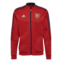 adidas Men's 2021-22 Arsenal Anthem Jacket (Scarlet, Small)