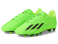 adidas X Speedportal.4 Flexible Ground Soccer Shoe, Solar Green/Solar Red/Solar Yellow, 2.5 US Unisex Little Kid