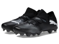 PUMA Future 7 Match Firm Ground/Artificial Ground Soccer Cleats Black White 8.5 D (M)