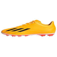 adidas X SPEEDPORTAL.4 Flexible Ground Football Shoe, Solar Gold/Black/Team Solar Orange, 1.5 US Unisex Little Kid