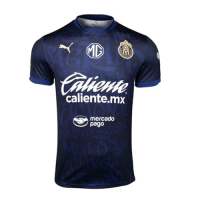 PUMA Chivas Men's Alternative Third Jersey 2024/25 (US, Alpha, Large, Regular, Regular, Navy)