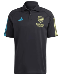 adidas Arsenal Tiro 23 Training Polo Shirt (US, Alpha, XX-Large, Regular, Regular, Polyester) Black