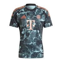 adidas FC Bayern Munich Men’s Stadium Away Jersey 2024/25 (US, Alpha, X-Large, Regular, Regular, Black)