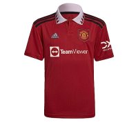 adidas Manchester United 22/23 Home Jersey Kids', Red, Size XL