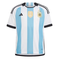 adidas Argentina 22 Winners Youth Home Jersey (XS) White/Light Blue