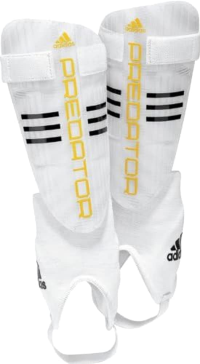 adidas PREDATOR Repliqué WC Shin Guard, White/Pure Yellow/Black, Small