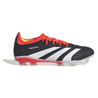 adidas Unisex Predator 24 PRO Flexible Ground Sneaker, Black/White/Solar Red, 11 US Men