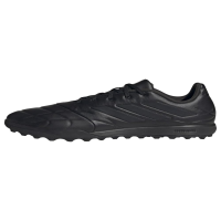 adidas Unisex Copa Pure.3 Turf Soccer Shoe, Black/Black/Black, 10.5 US Men