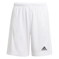 adidas boys Squad 21 Shorts White/White Large