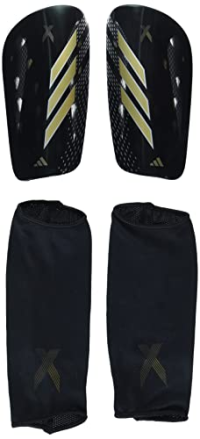 adidas Unisex-Adult X League Shin Guards White/Blue/Legacy Indigo/Silver Metallic Medium
