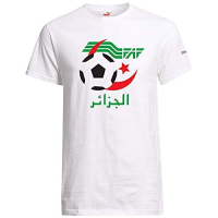 PUMA Algeria Badge Soccer T-Shirt (L) White