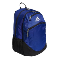 adidas Striker Sports Backpack Durable Athletic Gym Laptop Bag, Team Royal Blue/Black/White, One Size