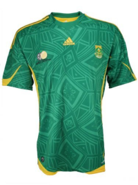 Adidas South Africa Away Jersey - Green with Yellow (2XL)