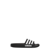 adidas Adilette Shower Slides, Core Black/White/Core Black, 1 Little Kid