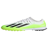 adidas Soccer X Crazyfast.3 Turf (Little Kid/Big Kid) Footwear White/Core Black/Lucid Lemon 1 Little Kid M