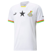 PUMA Ghana Home Men's World Cup Soccer Jersey 22/23 (as1, Alpha, xx_l, Regular, Regular, XX-Large) White