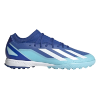 adidas X Crazyfast.3 Turf Boots - Royal Blue Lightweight High-Speed Unisex Sneakers Made with Recycled Materials for Turf Sports (US Footwear Size System, Adult, Men, Numeric, Medium, 8.5)