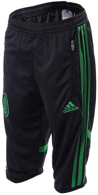 adidas Mexico Youth Training 3/4 Pants (Large) Grey/Green
